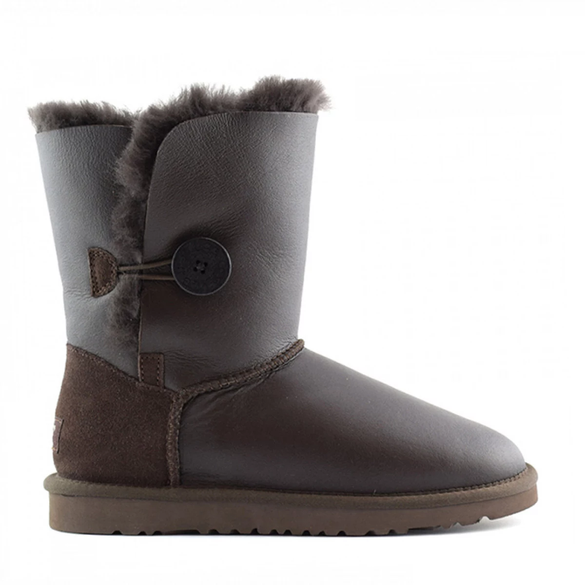 UGG Bailey Button Metallic Chocolate — фото 3