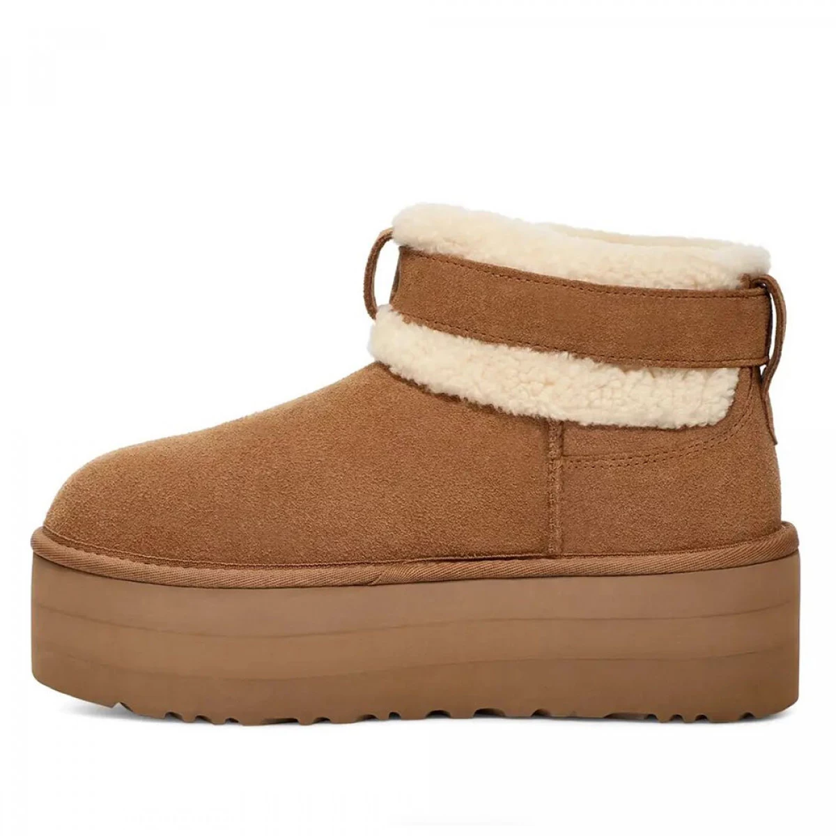 UGG Ultra Mini Belted Roller Boot Chestnut — фото 5