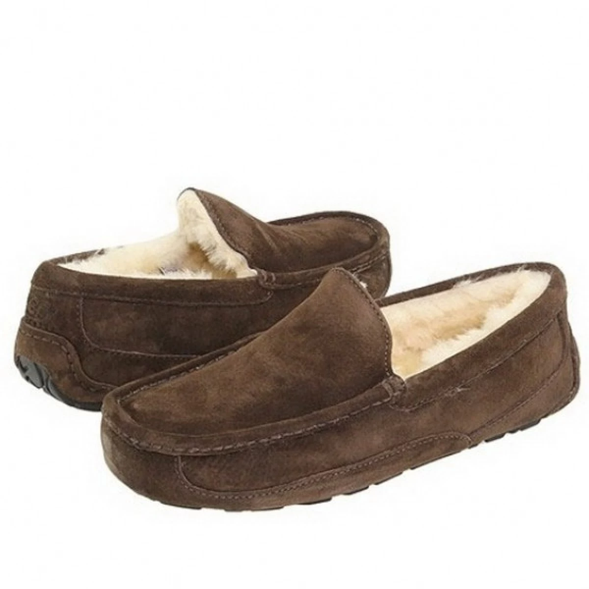 UGG Men Ascot Leather Chocolate — фото 4