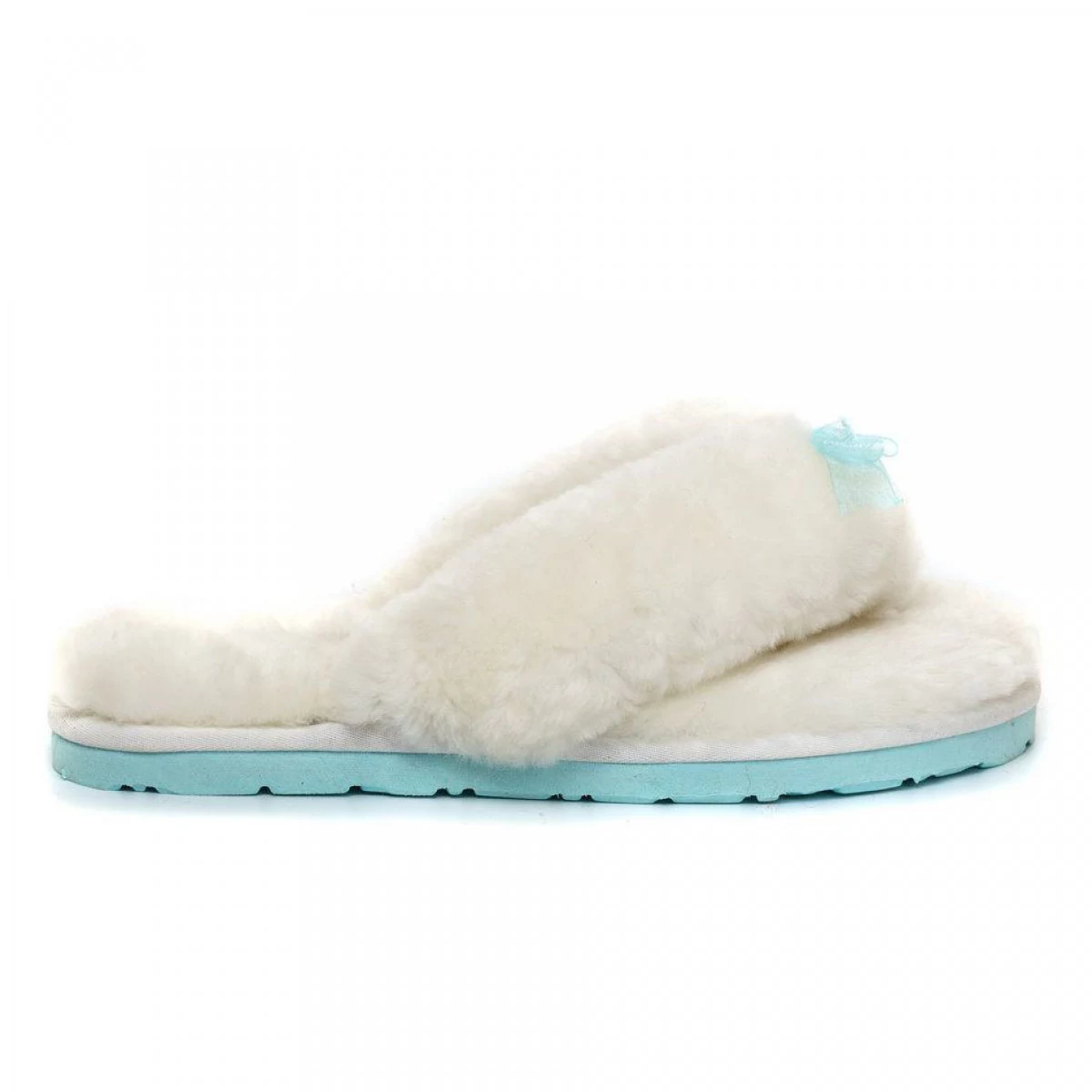 UGG Fluff Flip Flop White — фото 3