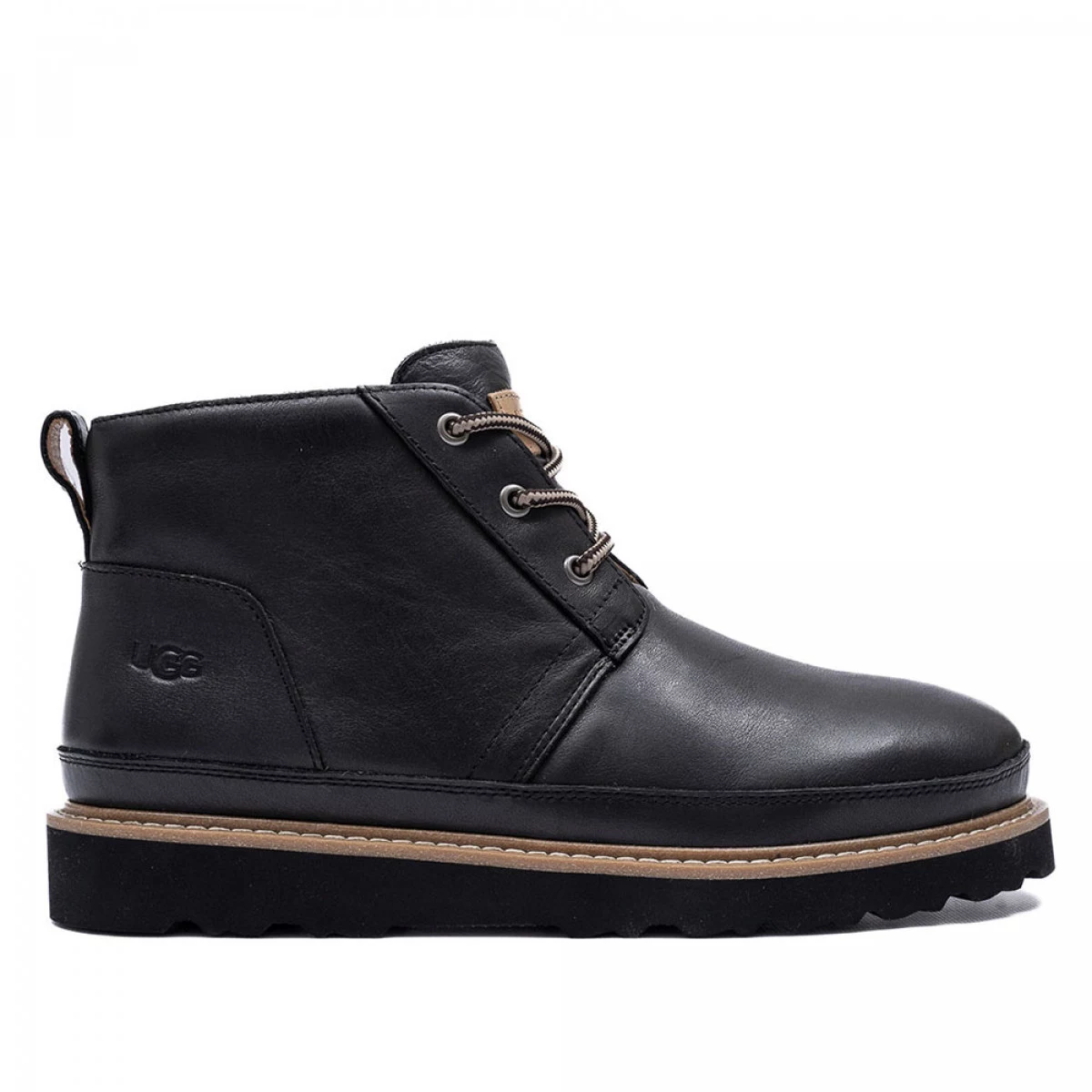 UGG Mens Neumel Gentleman Leather Black — фото 3