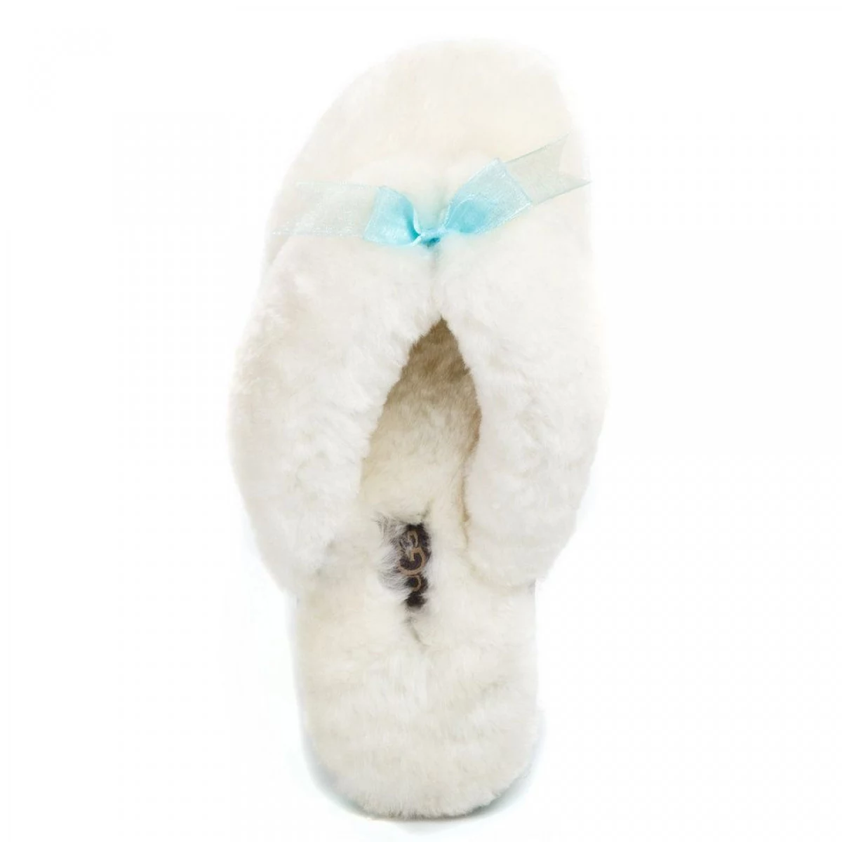UGG Fluff Flip Flop White — фото 4