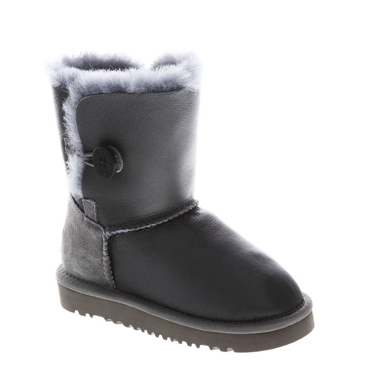 UGG Kids Bailey Button Metallic Grey — фото 4