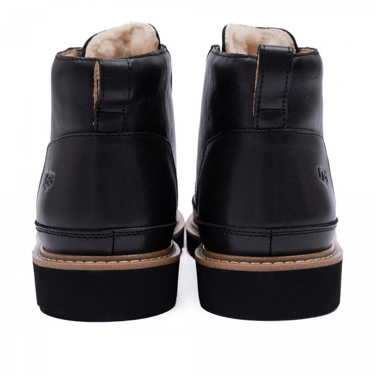UGG Mens Neumel Gentleman Leather Black — фото 7
