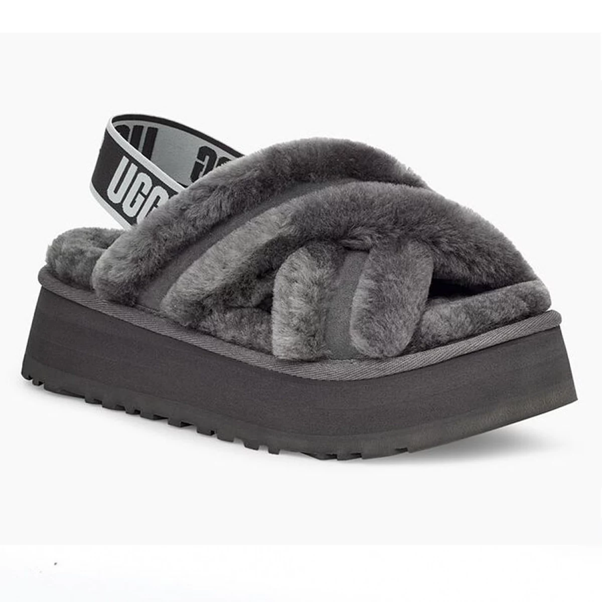 UGG Disco Cross Slide Grey — фото 4