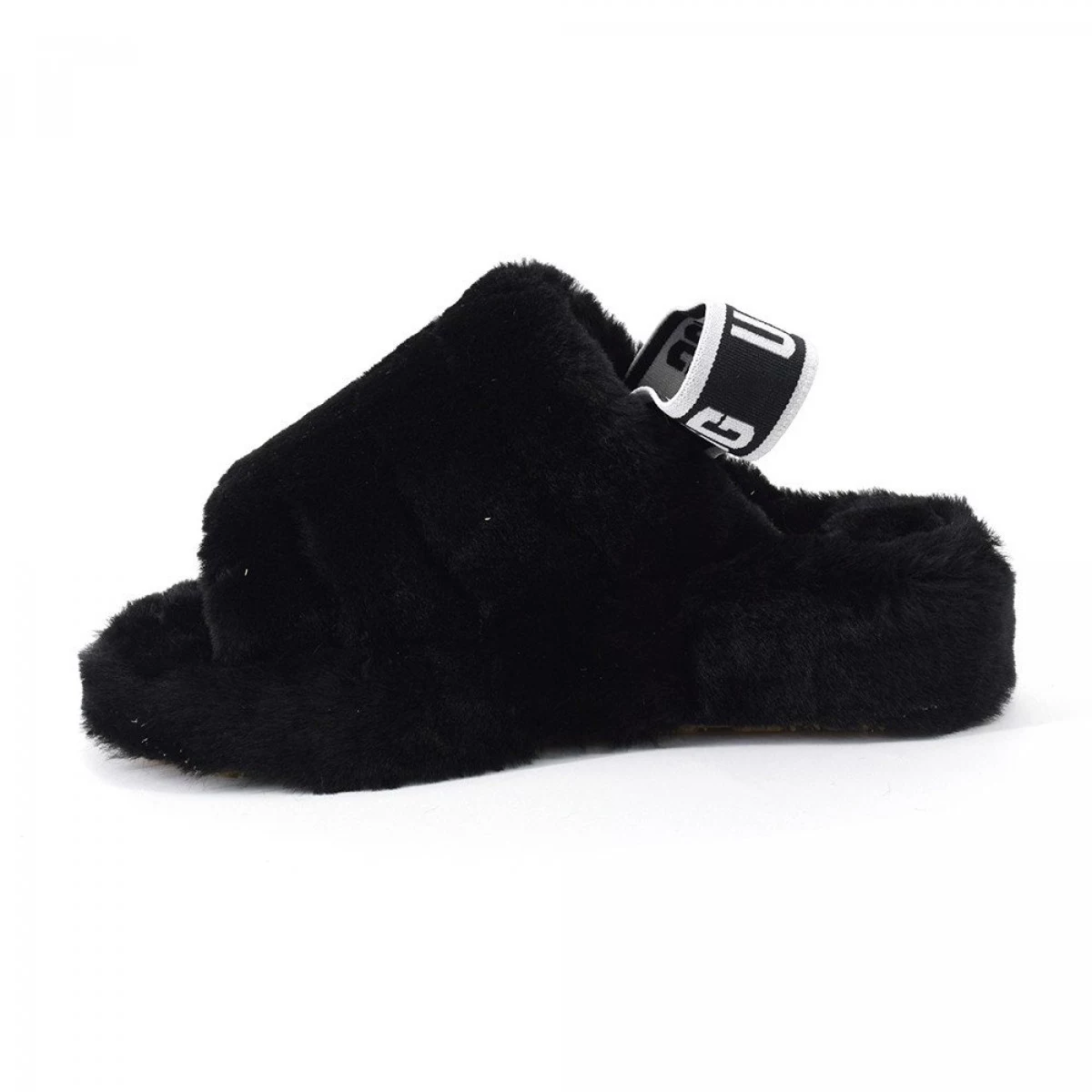 UGG Fluff Yeah Slide Black — фото 8
