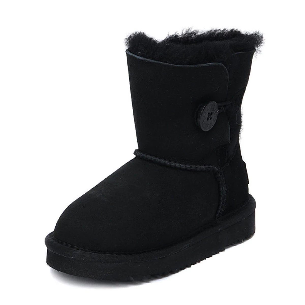 UGG Kids Bailey Button Black — фото 5