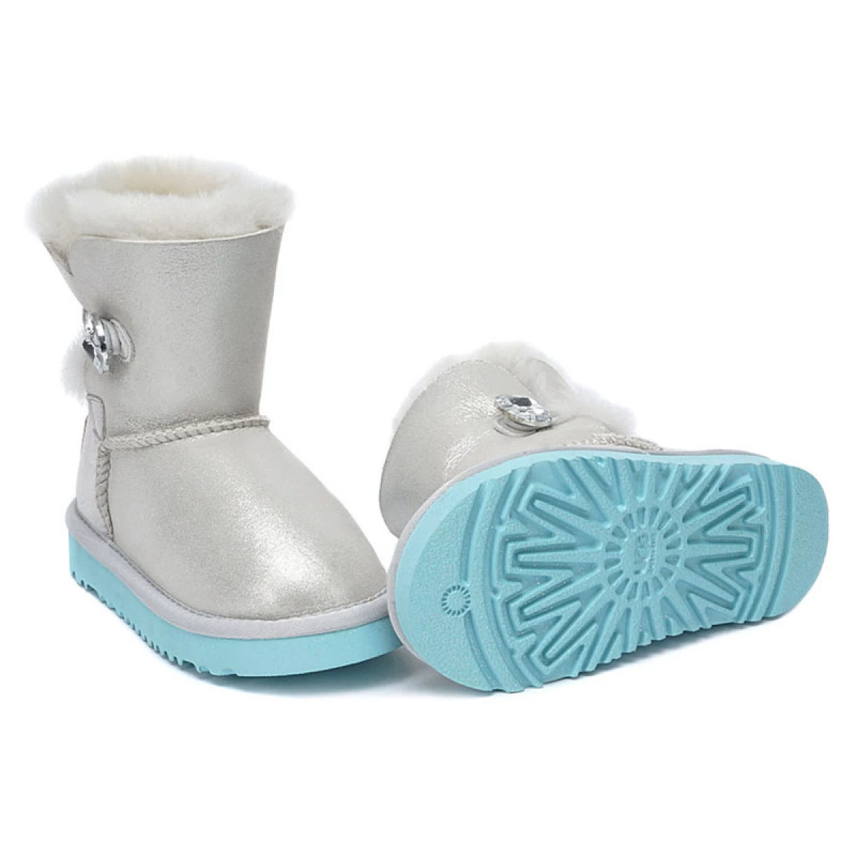 UGG Kids Bailey Bling I Do White — фото 6