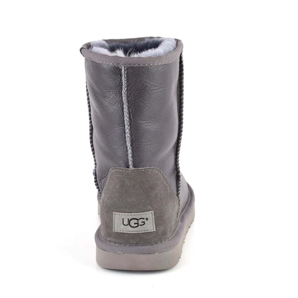 UGG Classic Short Mens Metallic Grey — фото 6