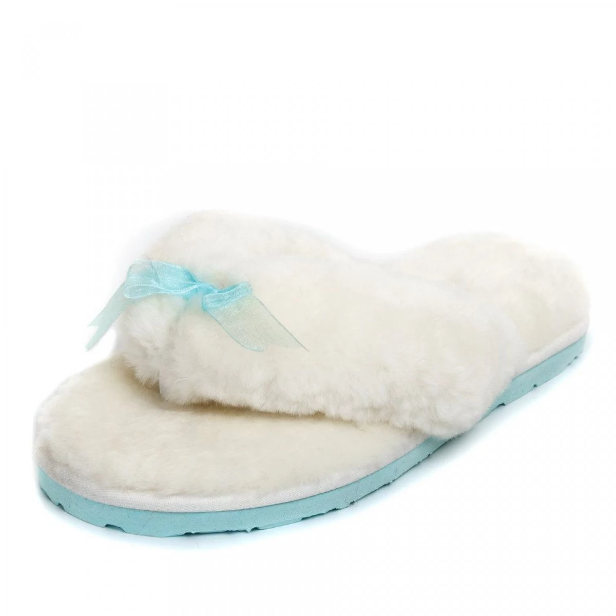 UGG Fluff Flip Flop White — фото 5
