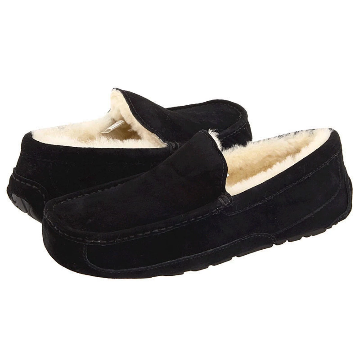 UGG Men Ascot Leather Black — фото 4