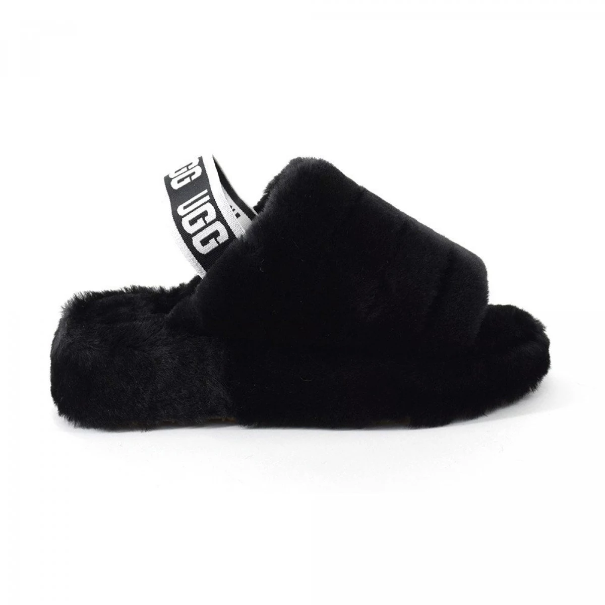 UGG Fluff Yeah Slide Black — фото 4