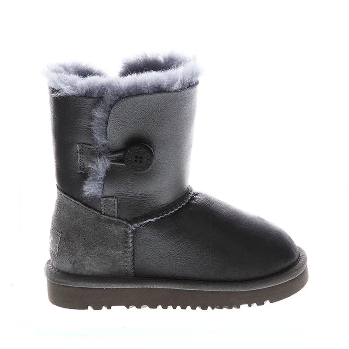 UGG Kids Bailey Button Metallic Grey — фото 3