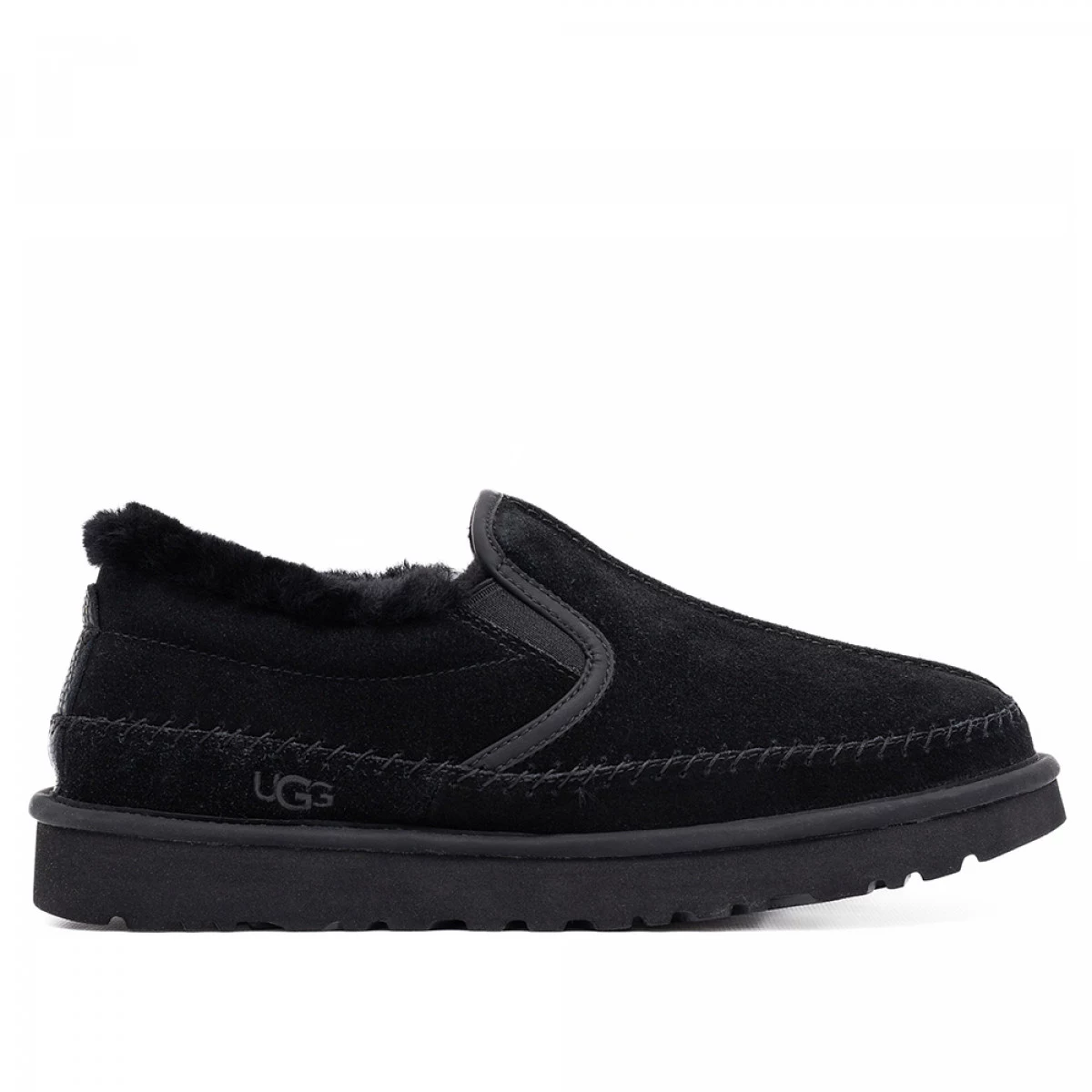 UGG Mens Stitch Slip On Black — фото 3