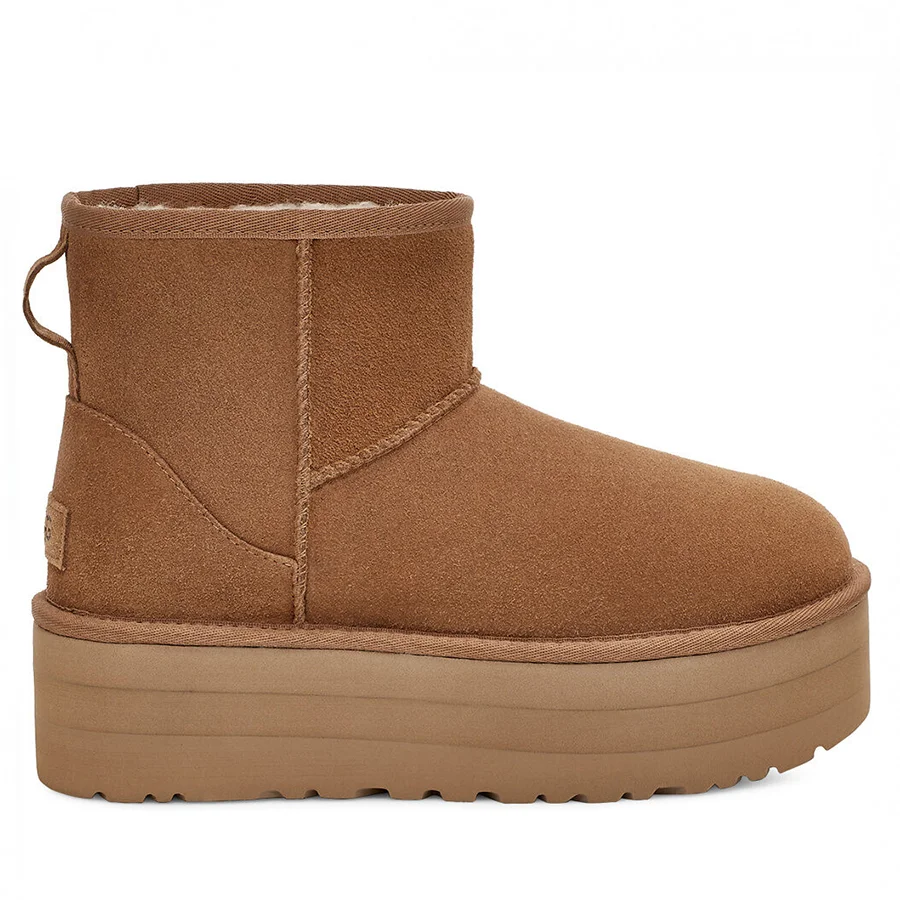 UGG Classic Mini Platform Chestnut в цвете Каштановый