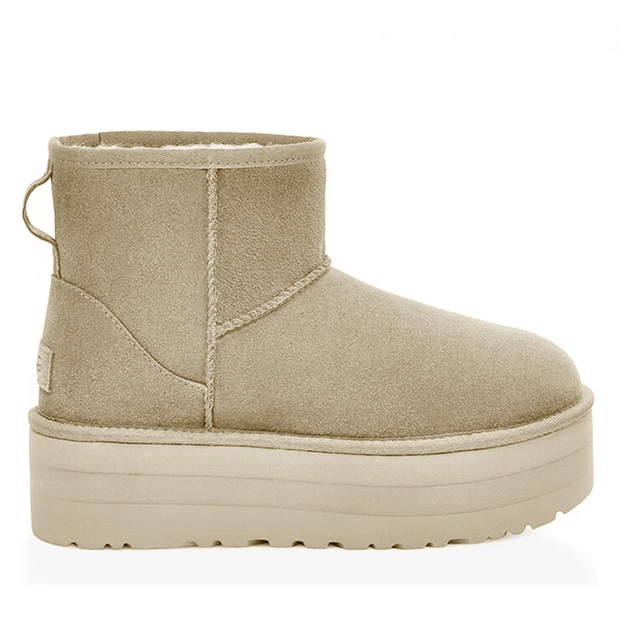 UGG Classic Mini Platform Sand в цвете Бежевый