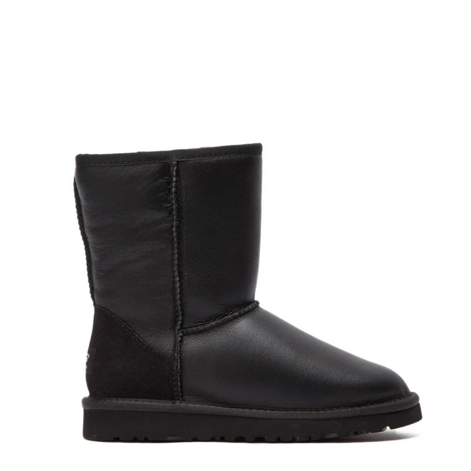 UGG Classic Short II Metallic Black