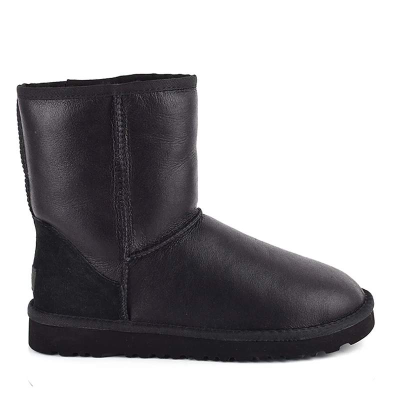 UGG Classic Short Mens Metallic Black