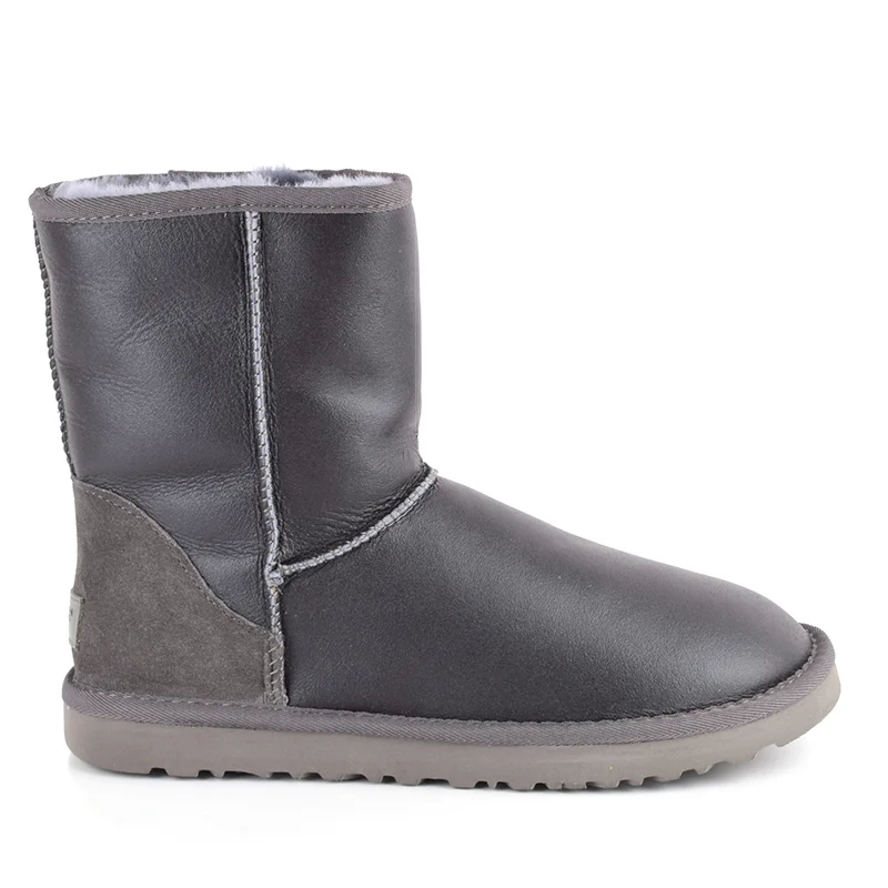 UGG Classic Short Mens Metallic Grey