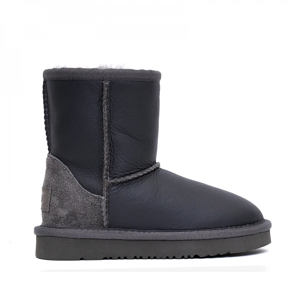 UGG Kids Classic Short Metallic Grey