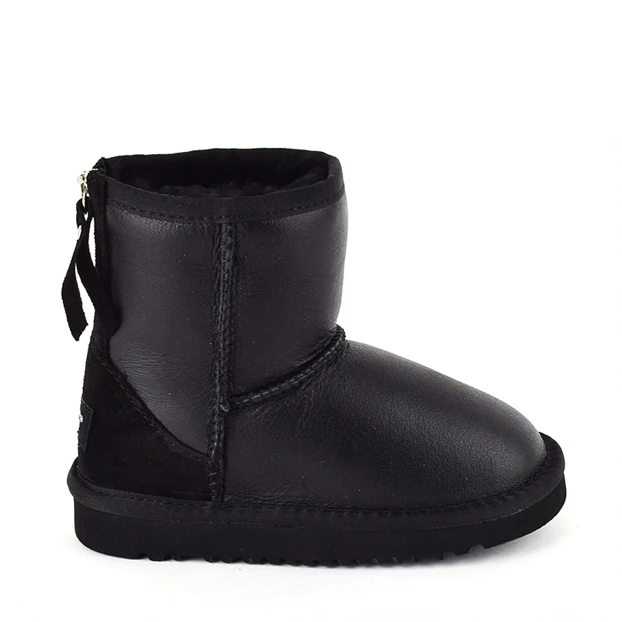 UGG Kids Zip Metallic Black
