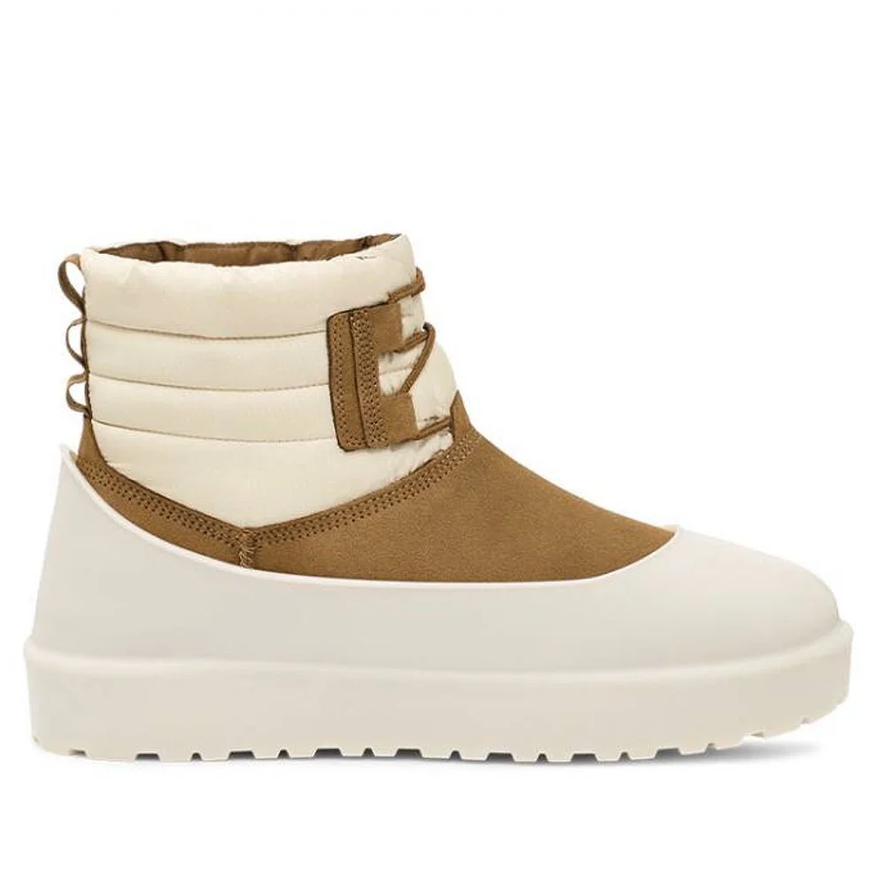 UGG Men Classic Mini Lace Up Chestnut Whitecap