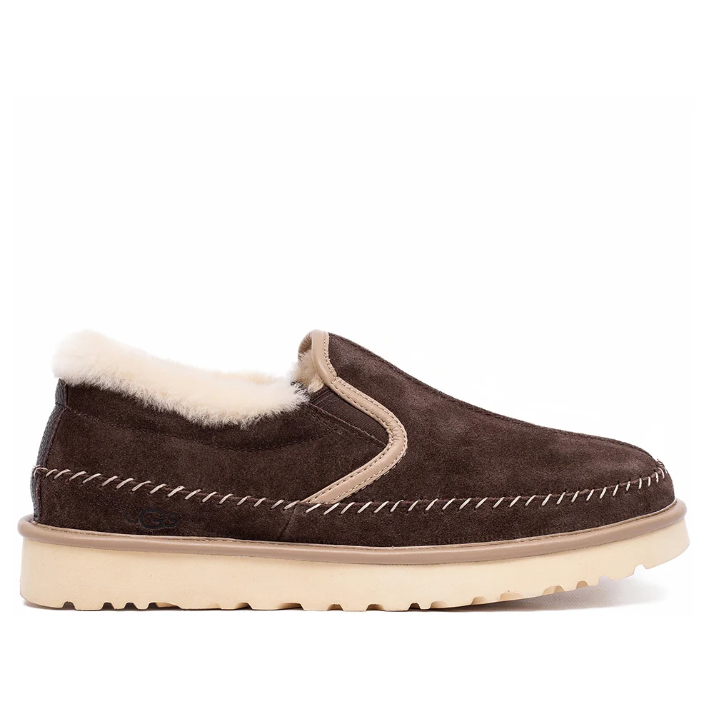 UGG Mens Stitch Slip On Chocolate