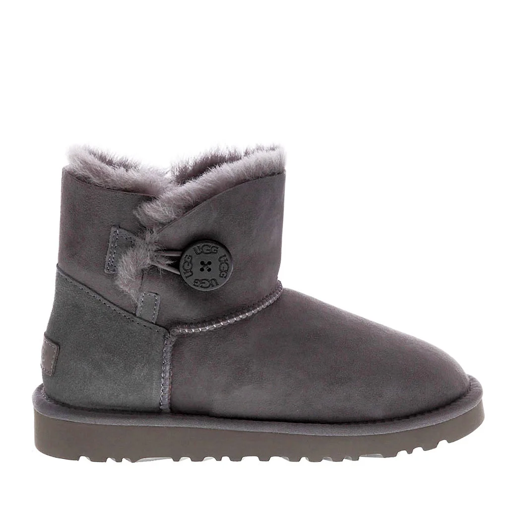UGG Mini Bailey Button Grey